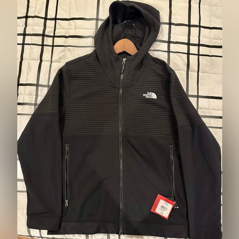 North Face Petra Hoodie Jacket Sweater. Men’s Large. Black. NWT. Retail: $105